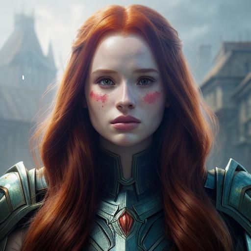 Madelaine Petsch Portrait in a Fantasy Setting