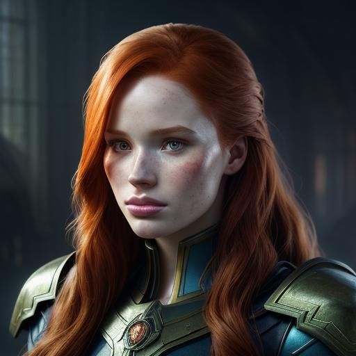 Fantasy Portrait with Dynamic Lighting