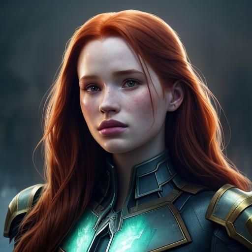 Madelaine Petsch Portrait in a Fantasy Setting