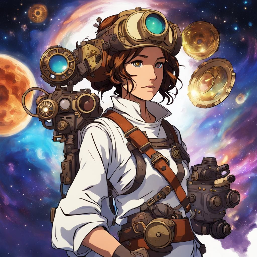 Anime Goddess Kaylee Frye in Steampunk Regalia