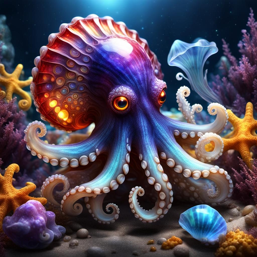 Crystal octopus