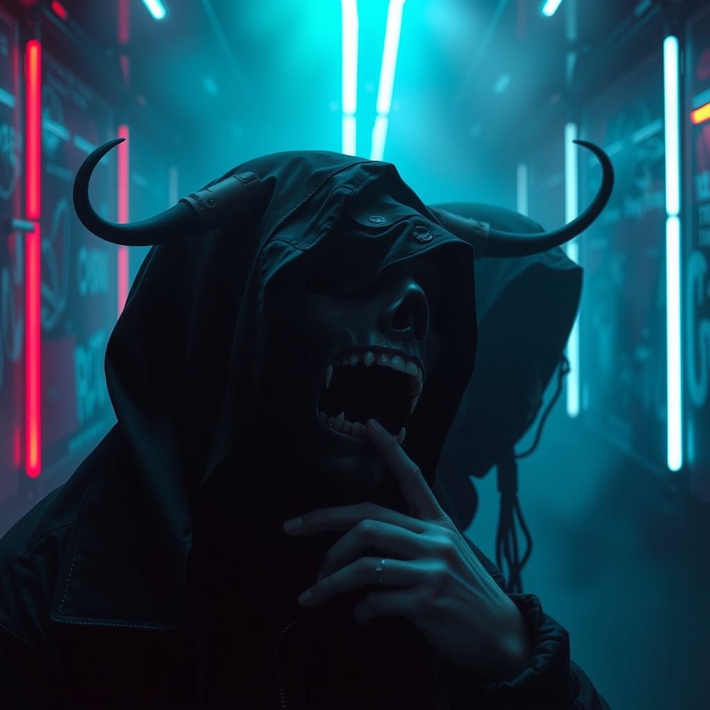 Gloomy Dystopian Horror in Dark Academia Style