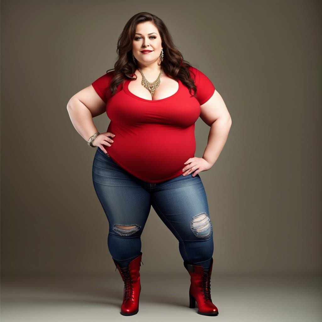 Fantastical Female Figure in a Vibrant Matte Painting