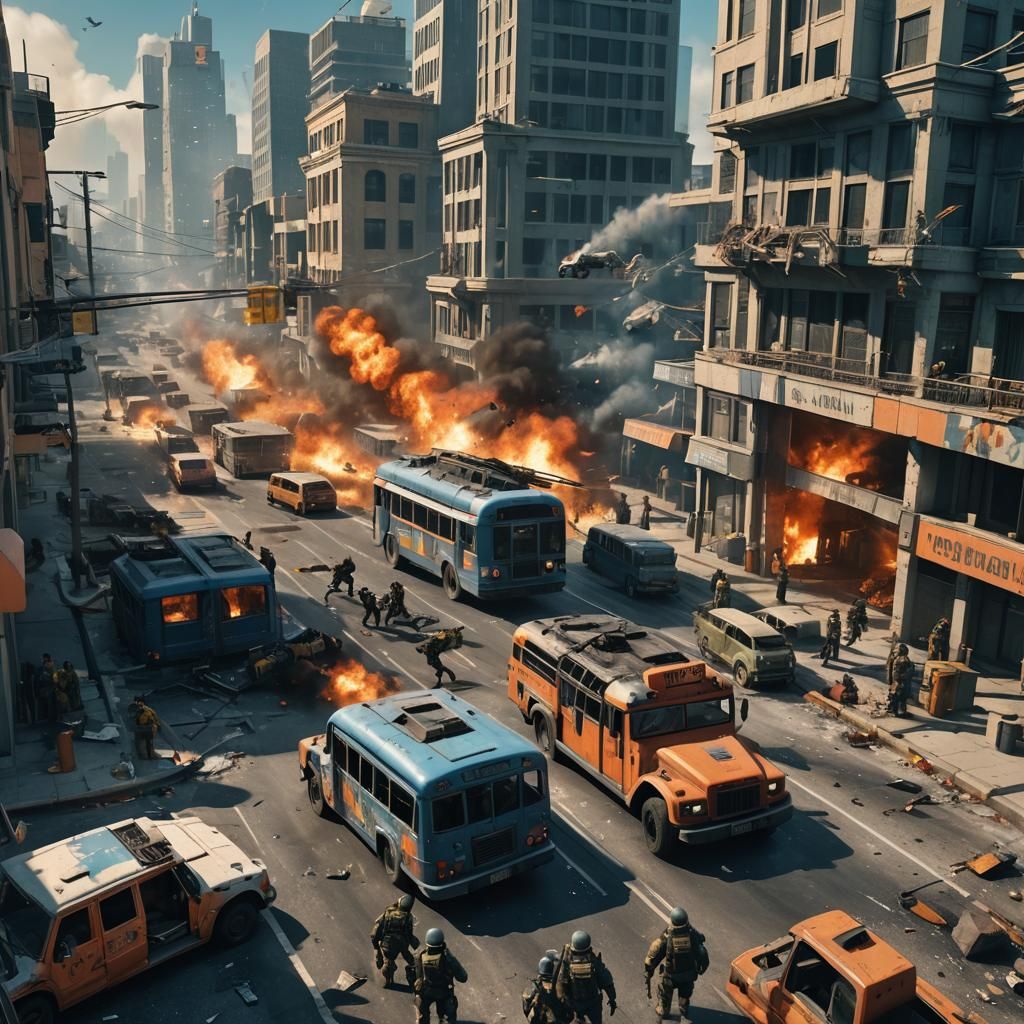 Call of Duty Crossfire in Vibrant Los Santos Metropolis