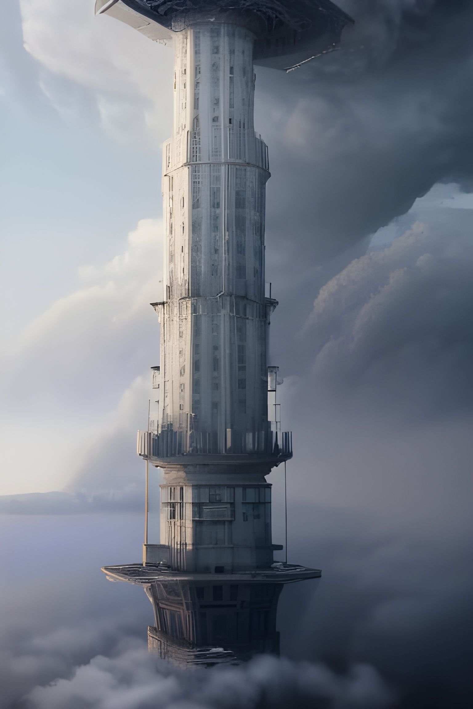 Above the Clouds: ElectriCity Radio Tower (Electricity, Shot #8)