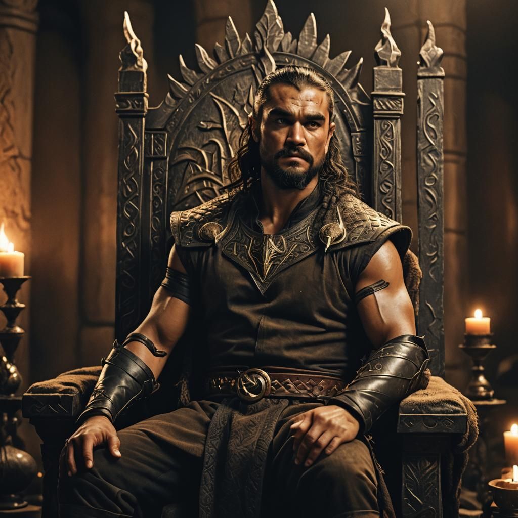 Regal Warrior in Earthy Splendor