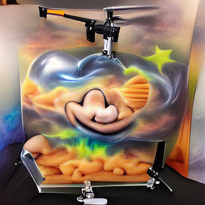 Whimsical Cloud Harp Erupts with Vibrant Colours