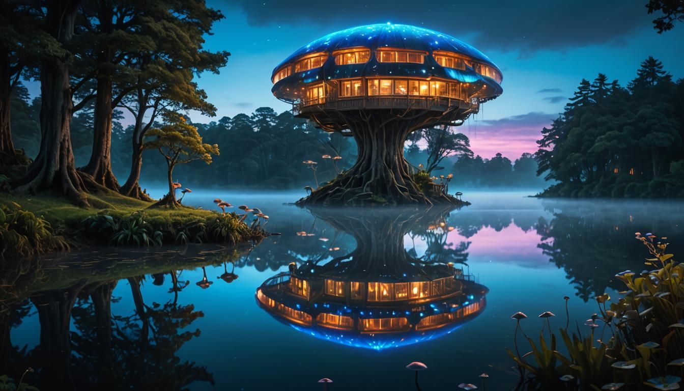 Mushroom Tree House