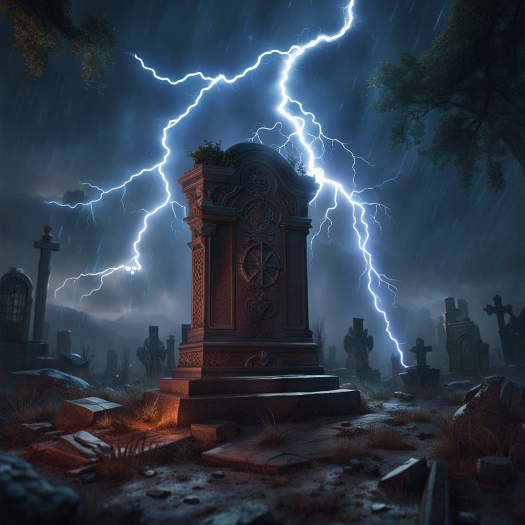 Electric Rebirth in Vibrant Matte Painting