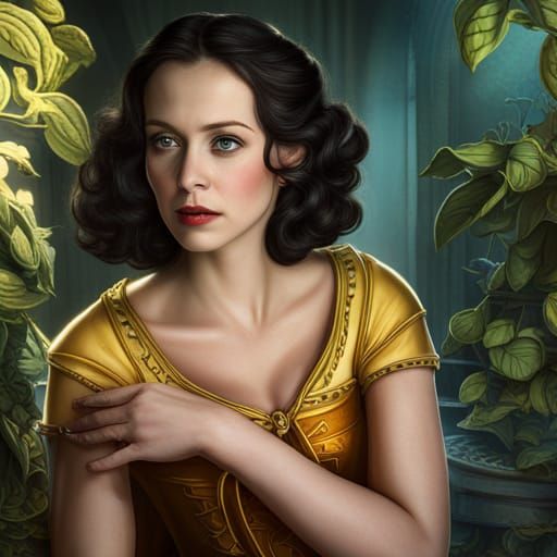 Snow White Portrait in Photorealistic 3D