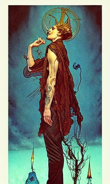 The Magician Tarot Card in a Beautiful, Tragic, and Delicate...