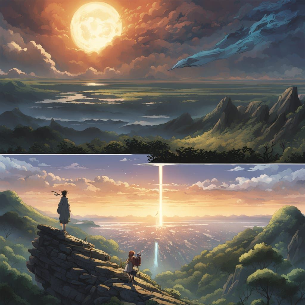 Sorceress Channels Galaxy Power to Fight Dark Beast