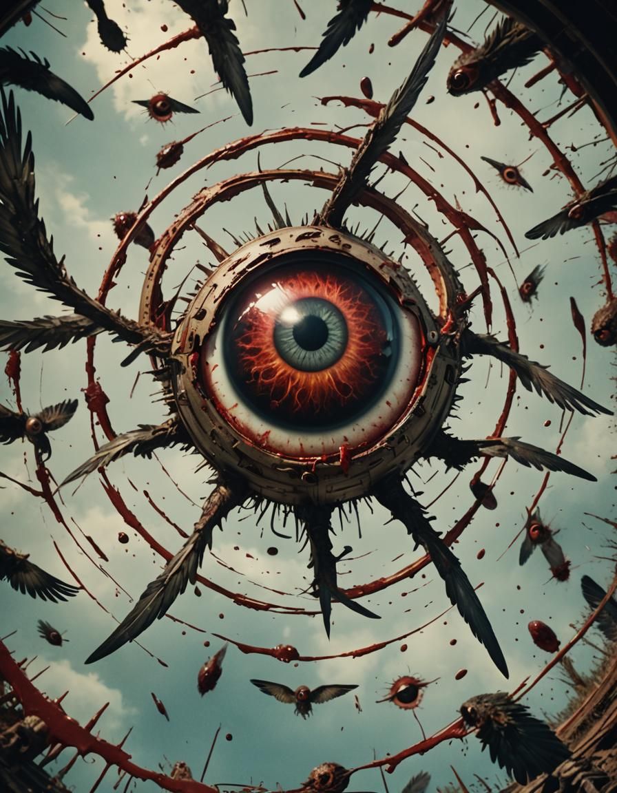 Biblically Accurate Angel with Intersecting Rings