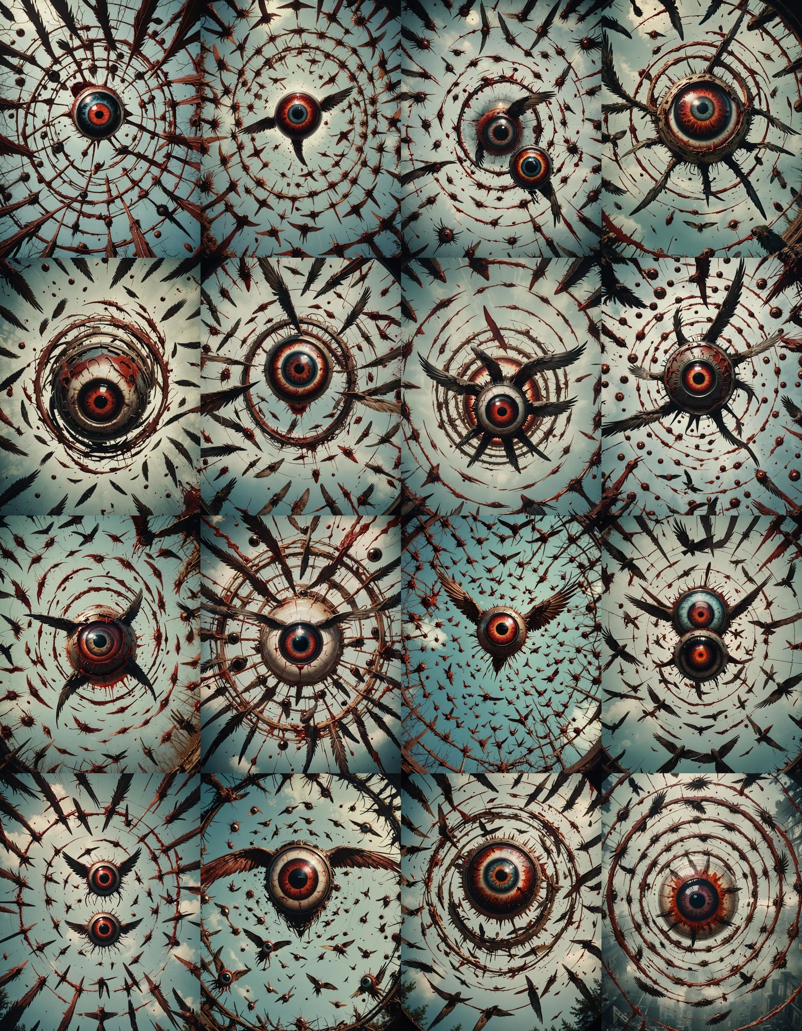 Cinematic Angels in Bloody Cinematic Style