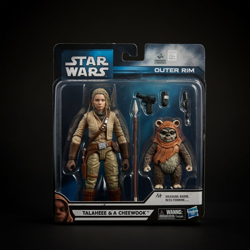 Highly Detailed Star Wars Action Figure Set in Blister Packa...