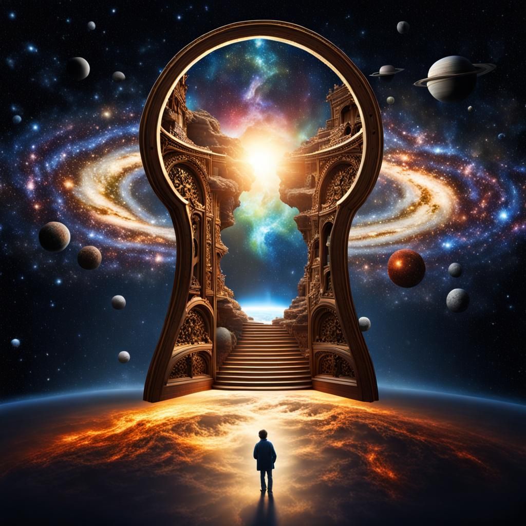 Cosmic Keyhole Unlocking Infinite Universes