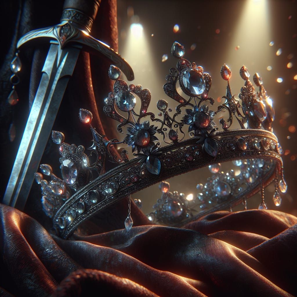 Epic Dagger Scene: Tiara Hanging from Razor-Sharp Blade in C...