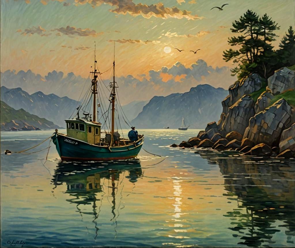 Fishing Boat on the Water