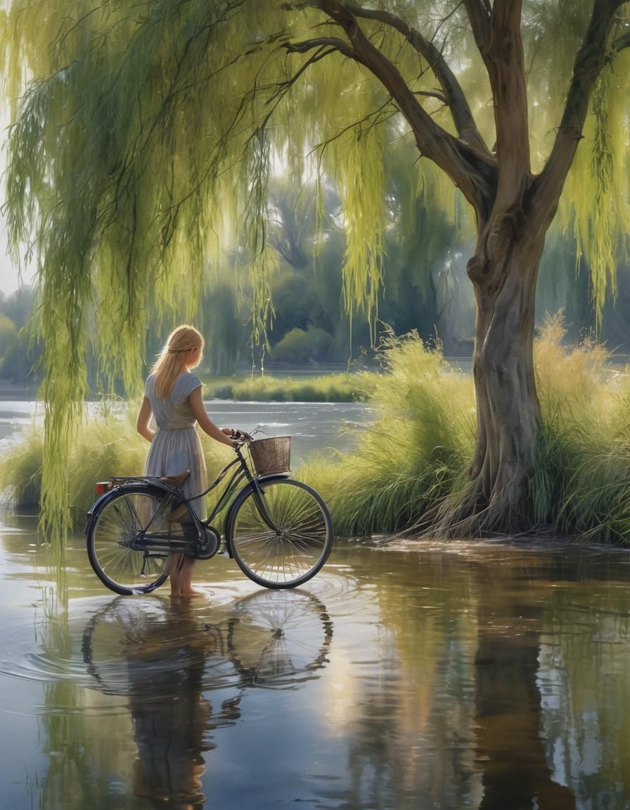 Whispers Beneath the Willow Tree