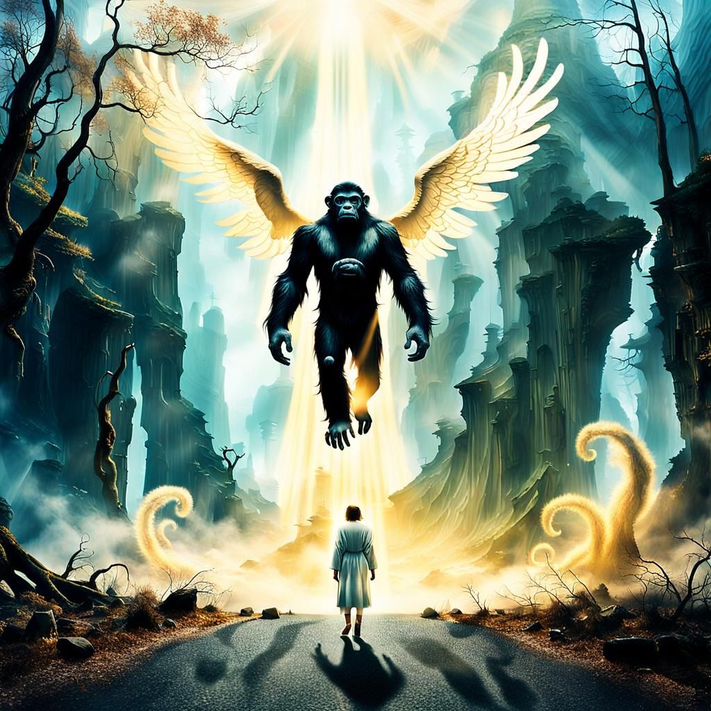 Surrealism at the Crossroads: Falling Angel Meets Rising Ape