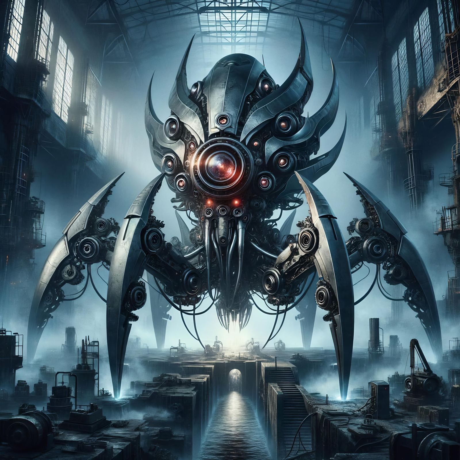 Epic Fantasy Mechanical Horror Dominates Industrial Landscap...