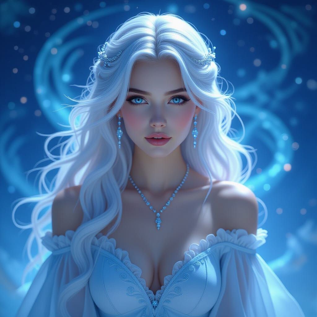 Celestial Being in Fantasy Realism Style