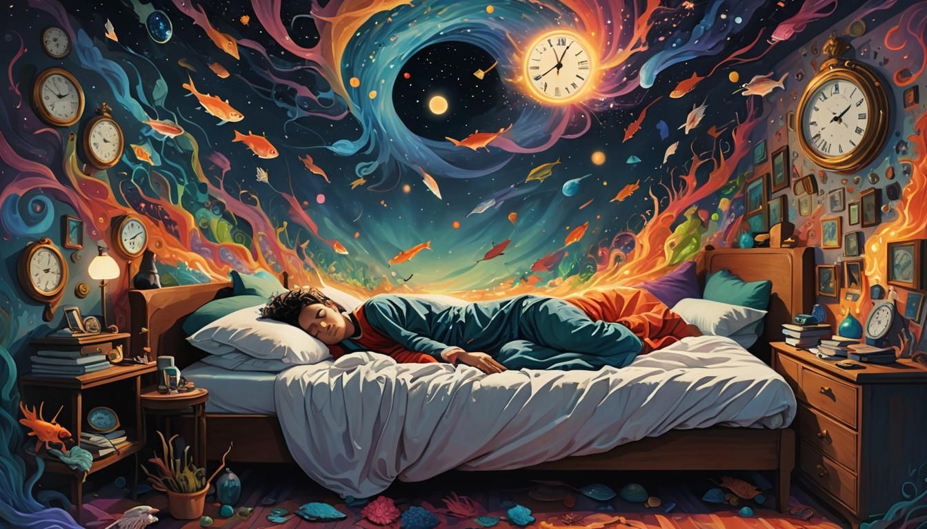 Dreamscapes Unveiled: An Enchanted Realmscape in Vibrant Col...