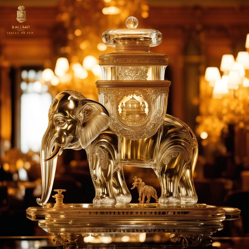 Luxurious Victorian Era Baccarat Crystal Decanter