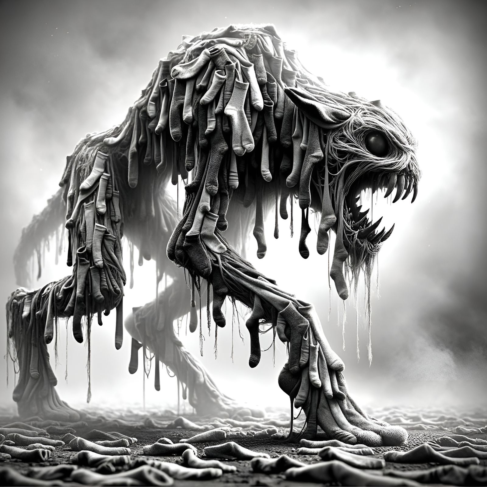 Never leave socks in the hamper too long . . . !