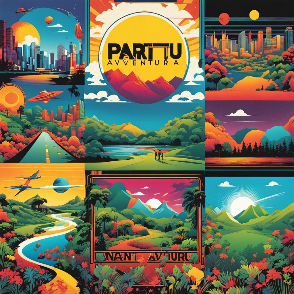 Vibrant Comic Book Cover Celebrating Nature and Adventure