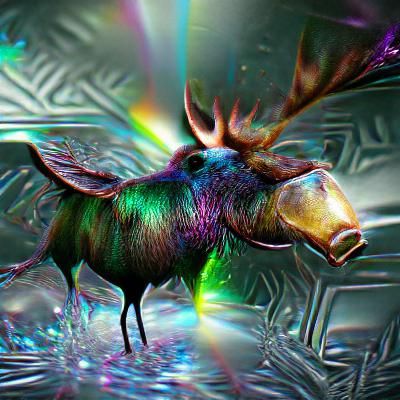 Iridescent Majesty of the Moose of Mayhem