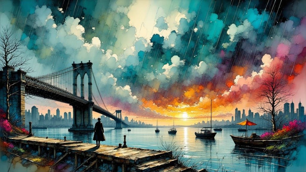 Bridge view perspective - 1952