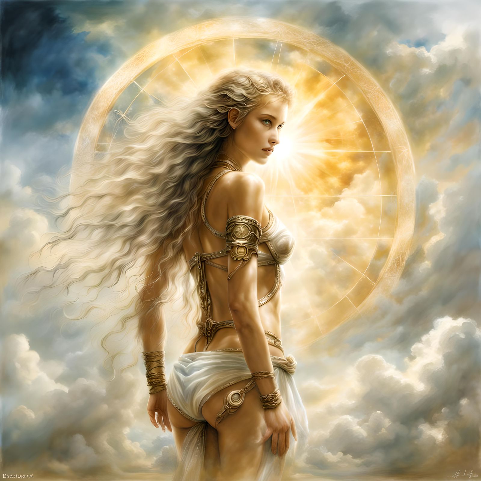 Divine Beauty in Soft Focus