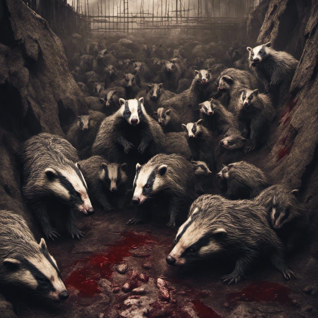 Zombie Badgers Descend into a Bloody Abyss
