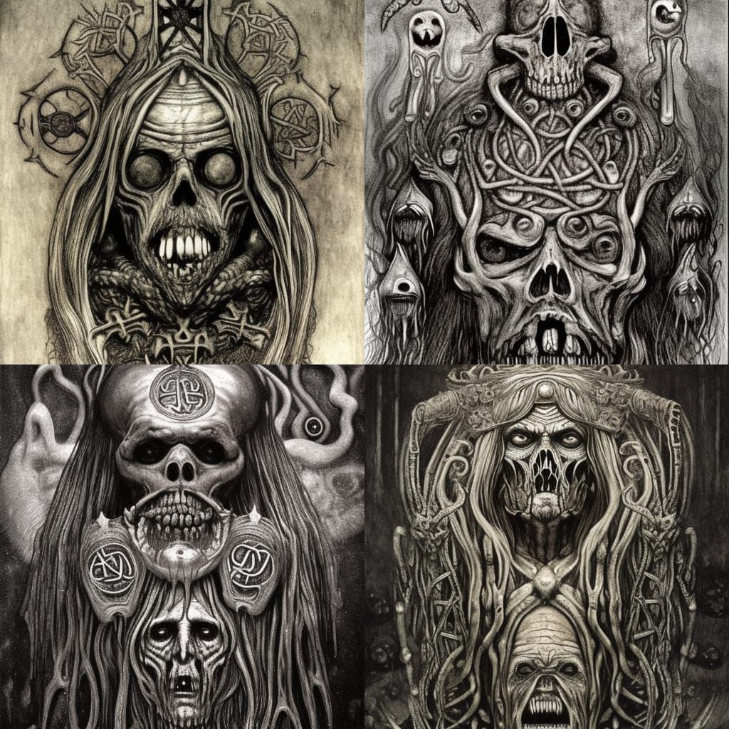 A Wise North Druid God of Death