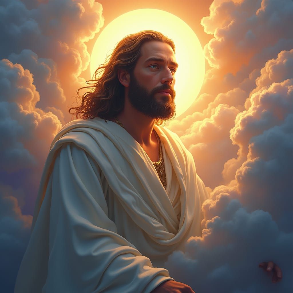 Majestic Jesus Descends in Glory and Wisdom