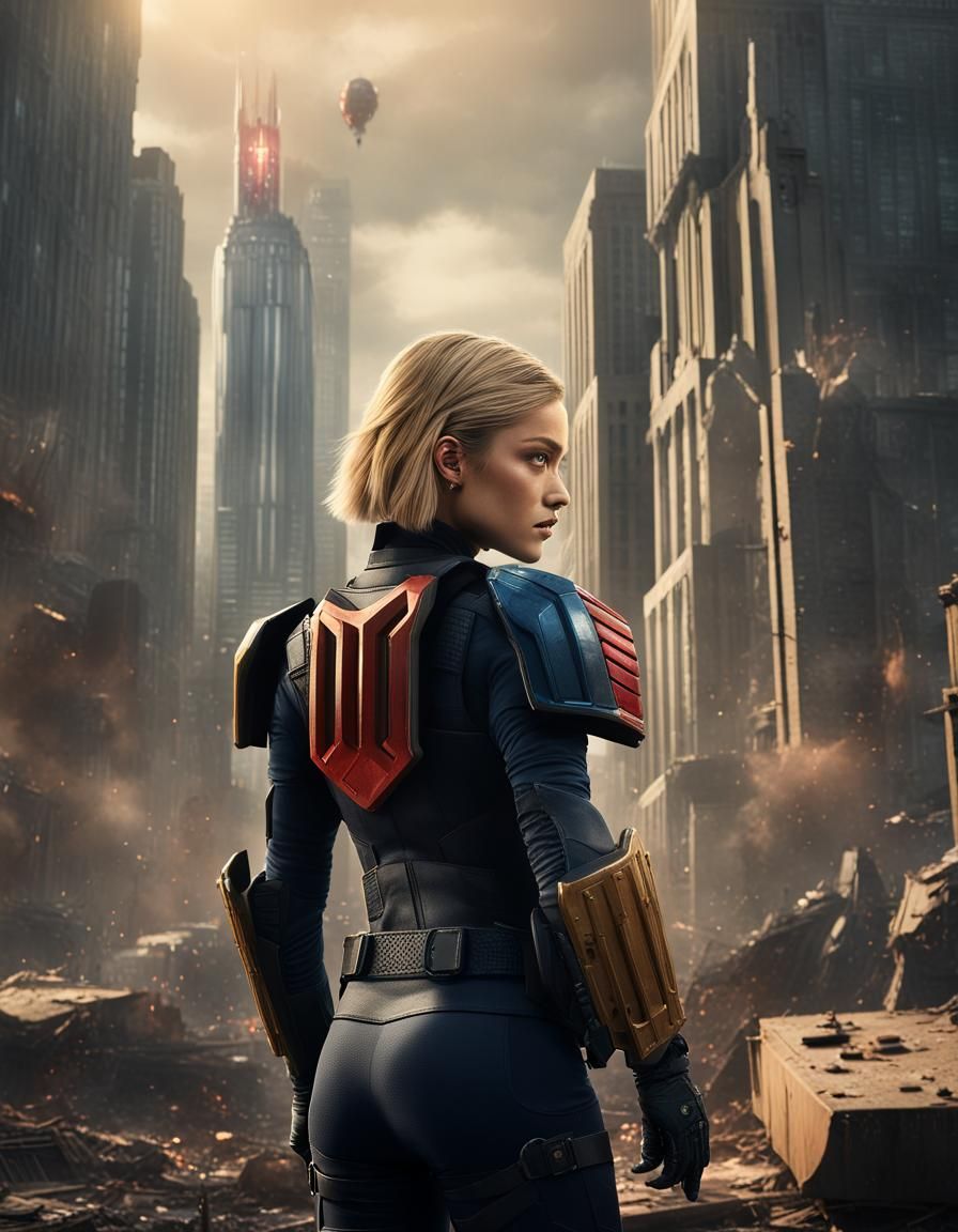 Olivia Holt as Judge Cassandra Anderson in Cinematic Judge D...