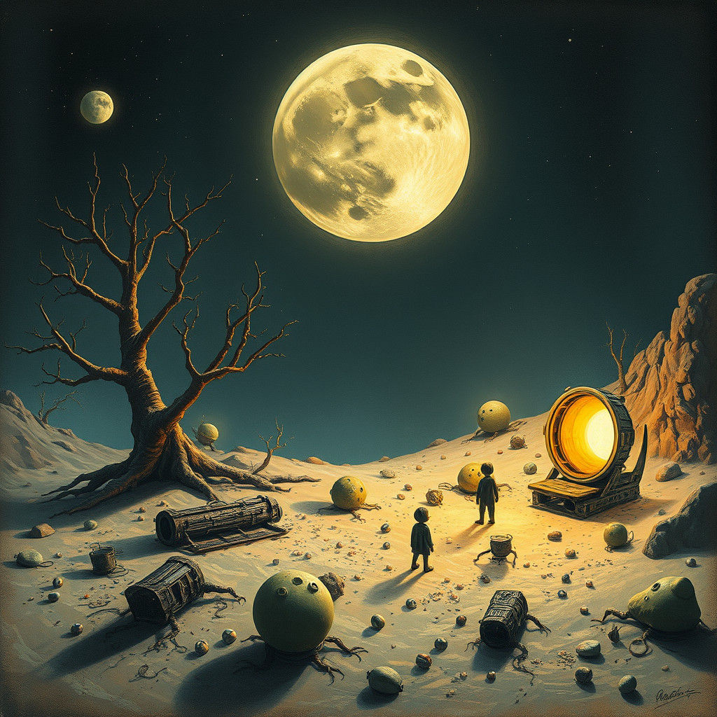 Ethereal Still Life of a Mysterious, Uncharted Planet