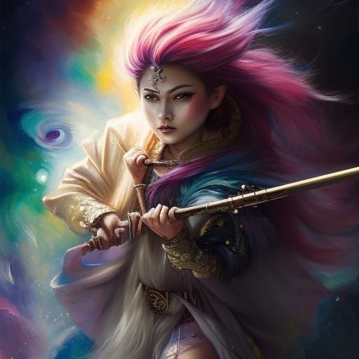 Mystic Gnome Portrait in Rubens Style