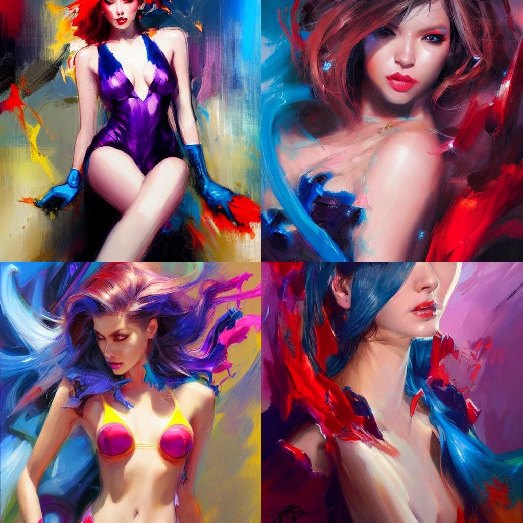 Artful Portrait of a Creative Figure