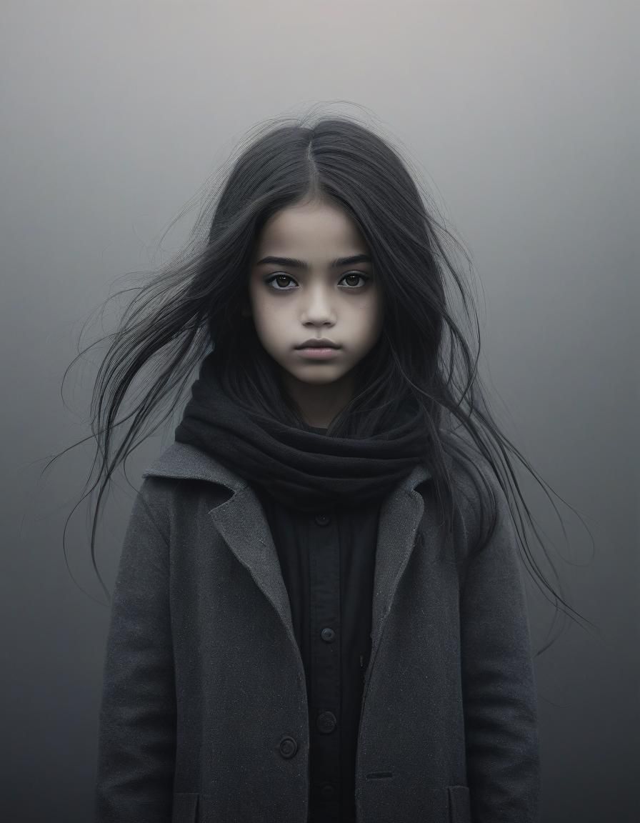Ethereal Portrait of a Young Girl