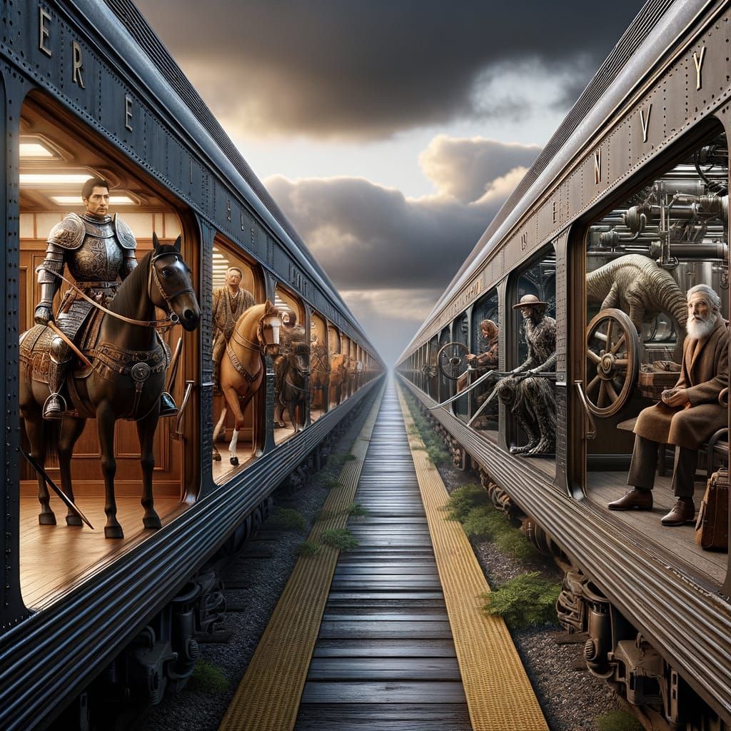Time Travel Train: Medieval Knights to Dinosaurs