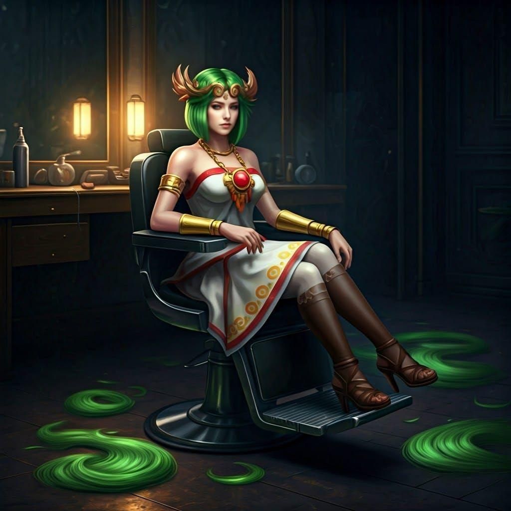 Lady Palutena Undergoes a Refreshing Bob Cut in a Moody, Hyp...