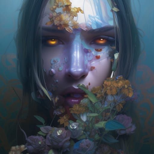 Dissociative Identity Disorder: A Hyperdetailed Concept Art