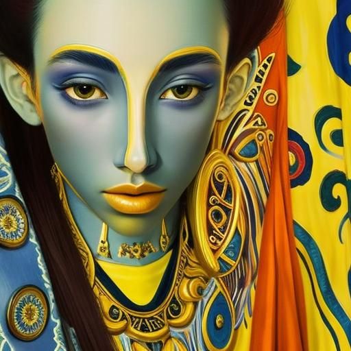 Portrait of Enchanting Elegance