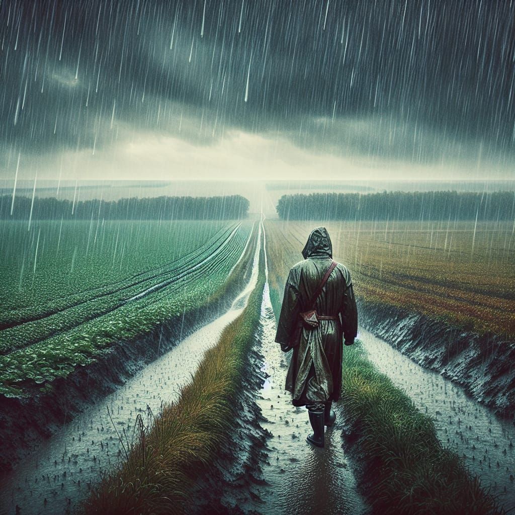 Rainy Day, Long Walk