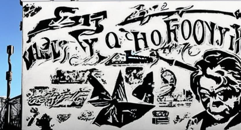 Stencil sketch lack of trust preserved unholy evil idea solution