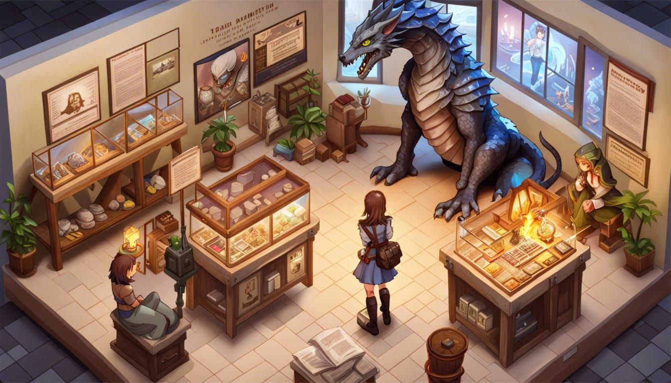 Fantasy Anime Art Museum of Wonders