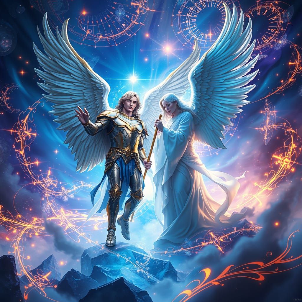 Heavenly Archangels Unite in Ethereal Realms