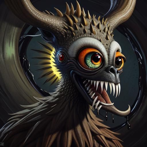 Creepy Lowbrow Digital Art